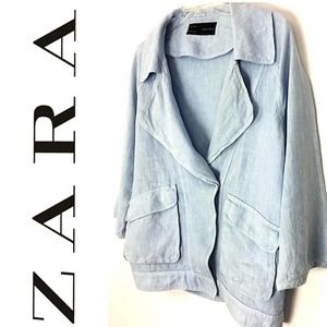 Zara Light Blue Women's Jacket